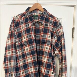 Orvis heavy flannel blanket shirt